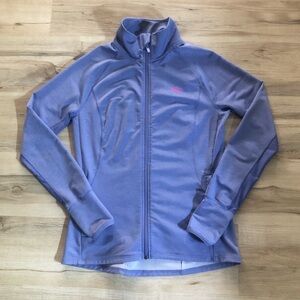 Puma Women's Lavender Full-Zip Sweater